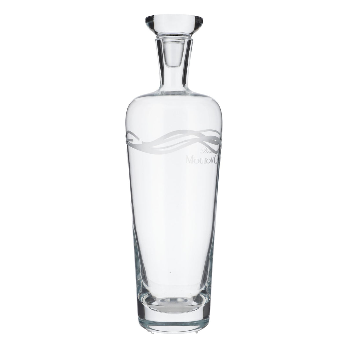 Caraffa per vino Mouton Cadet con coperchio e sottobicchiere in legno – Vista 2