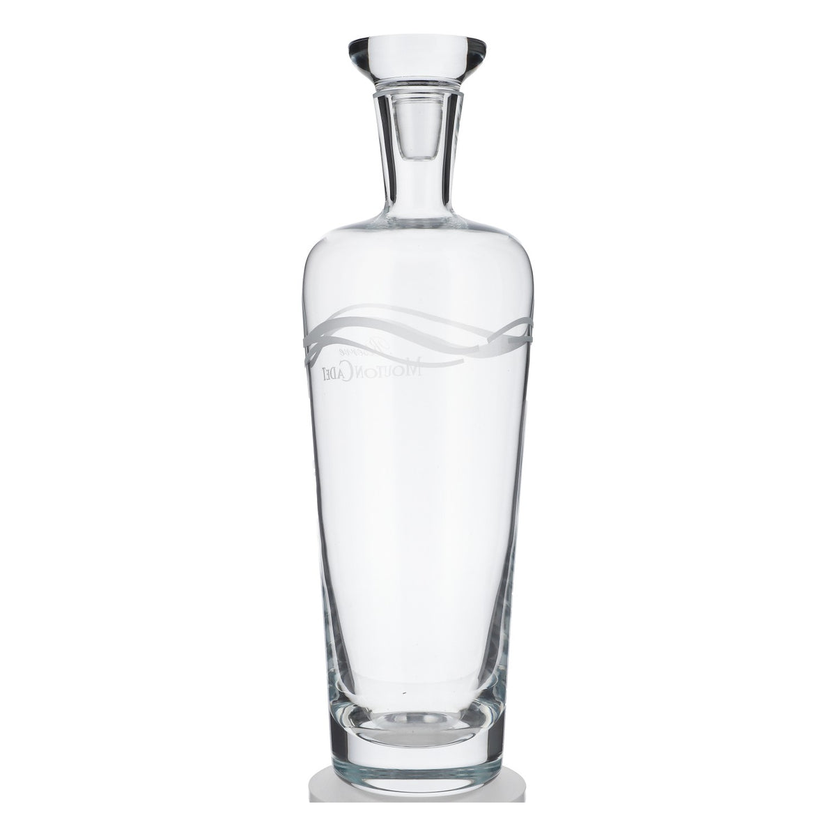 Caraffa per vino Mouton Cadet con coperchio e sottobicchiere in legno – Vista 3