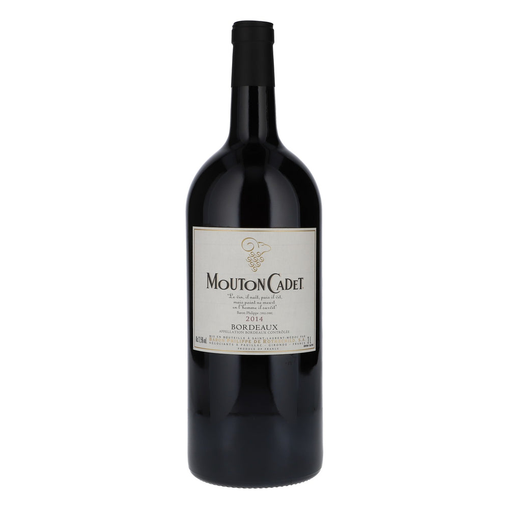 Mouton Cadet, bottiglia da esposizione da 3 l, Bordeaux 2014, 12,5% vol., bottiglia decorativa