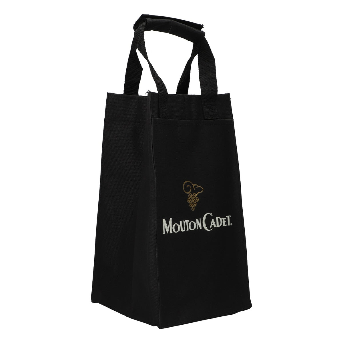 Mouton Cadet Borsa portabottiglie a 4 scomparti, nera – Vista 2