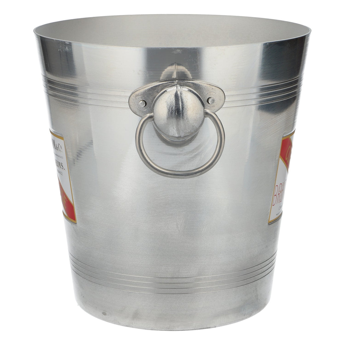 Mumm Secchiello per champagne con refrigeratore per bottiglie Cordon Rouge Champagne Brut in metallo argentato – Vista 3