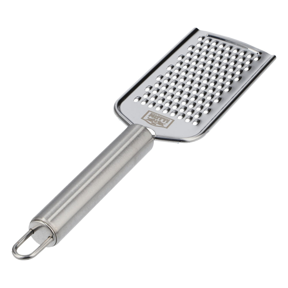 Grattugia per formaggio Mutti in acciaio inossidabile da 24 cm – Robusta grattugia da cucina per formaggio, scorze e zenzero