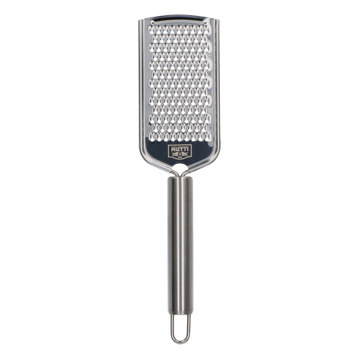 Grattugia per formaggio Mutti in acciaio inossidabile da 24 cm – Robusta grattugia da cucina per formaggio, scorze e zenzero – Vista 2