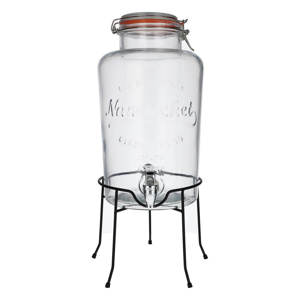 Nantucket Distributore di bevande analcoliche Beverage con supporto metallico da 8 litri