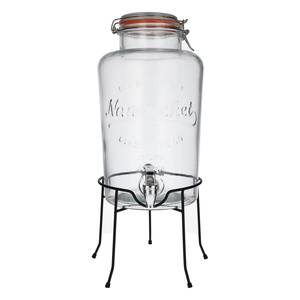 Nantucket Distributore di bevande analcoliche Beverage con supporto metallico da 8 litri