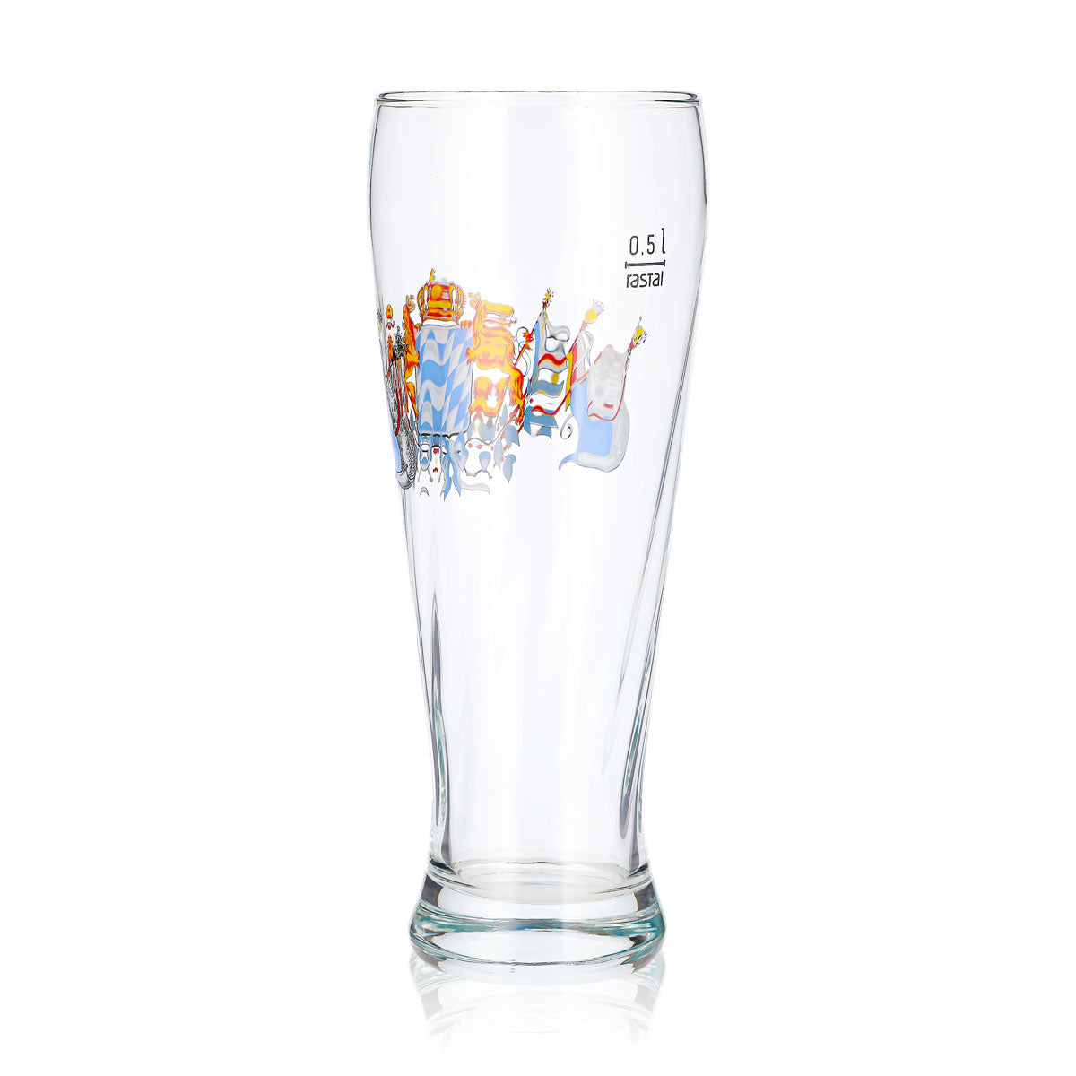Bicchiere da birra No Name da 0,5 l, a forma di coppa, con logo del Bayern, per birra di frumento, Rastal – Vista 3