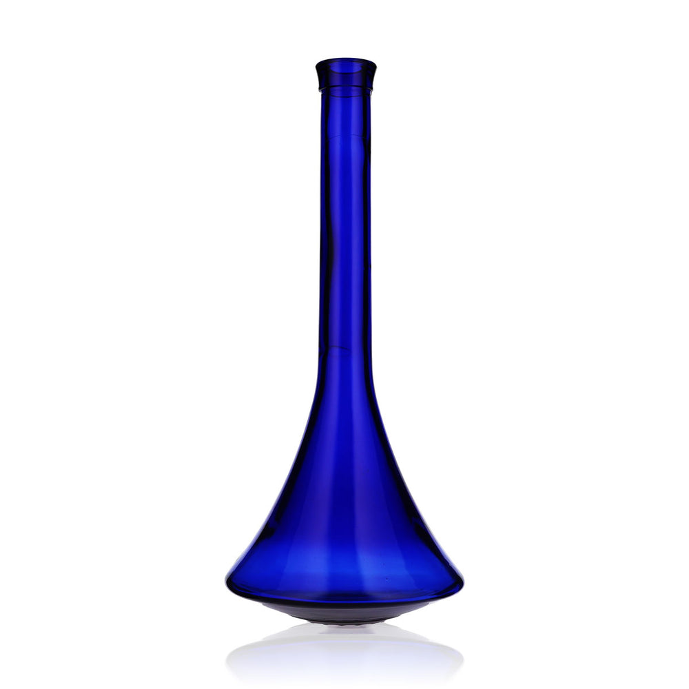 No Name Vetro vario Vaso da 0,5 l con beccuccio, vetro blu, bottiglia decorativa