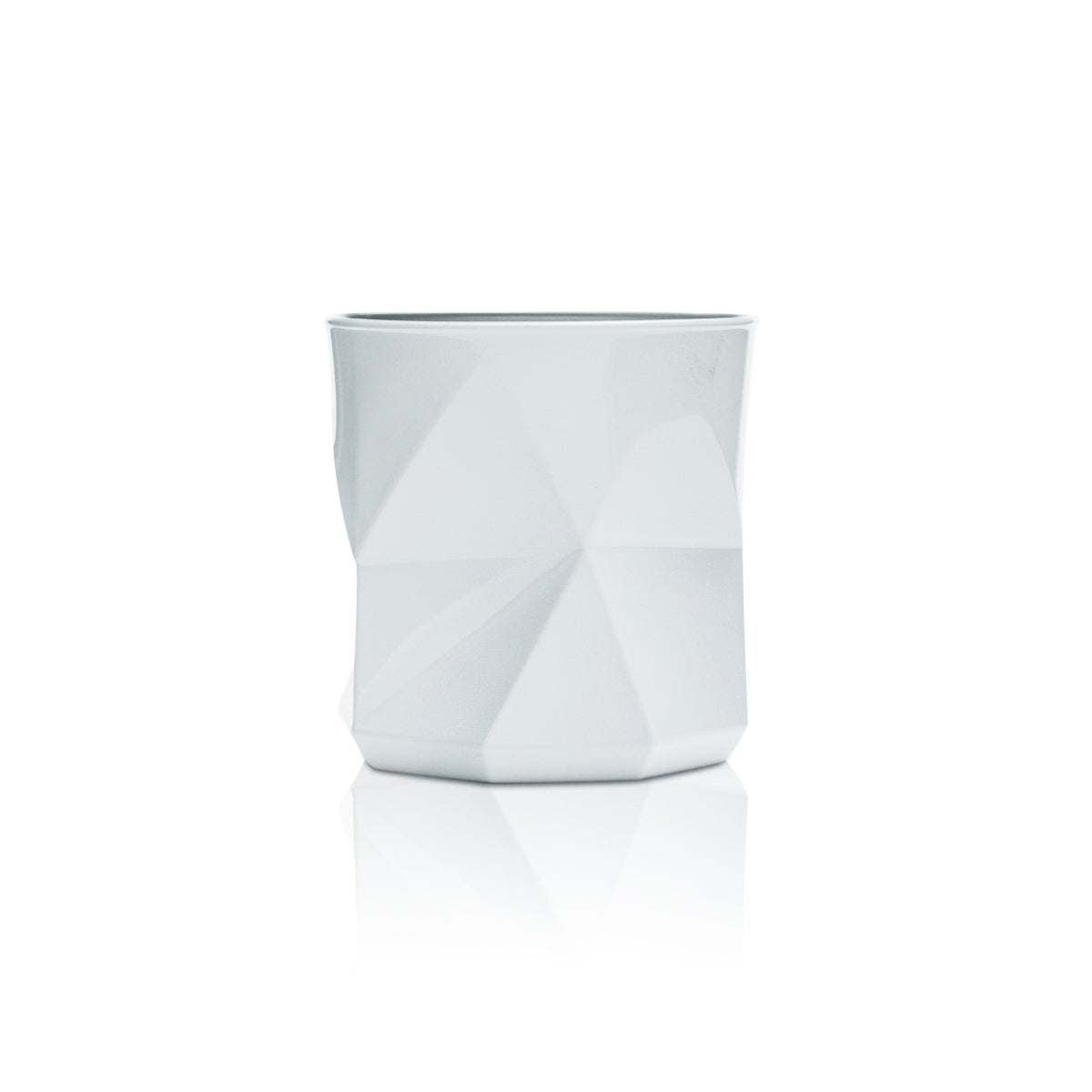 Bicchiere da gin Nordes 0,25 l Tumbler bianco Atlantic Bicchieri Relief Cocktail Cube Design