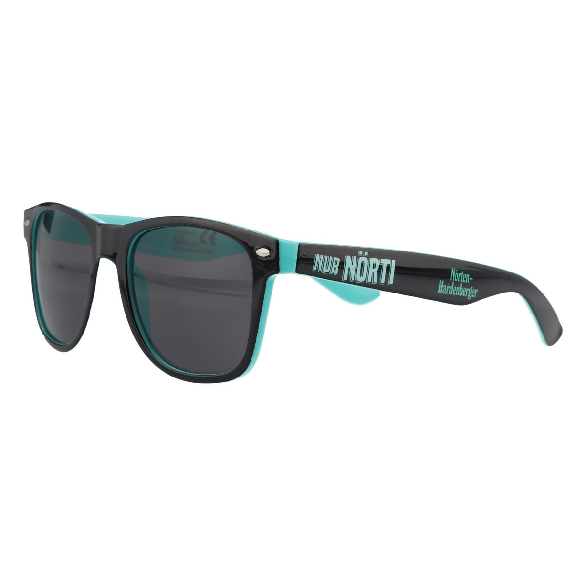 Nörten Hardenberger Birra Occhiali da sole Sunglasses Tinta nera Interno turchese