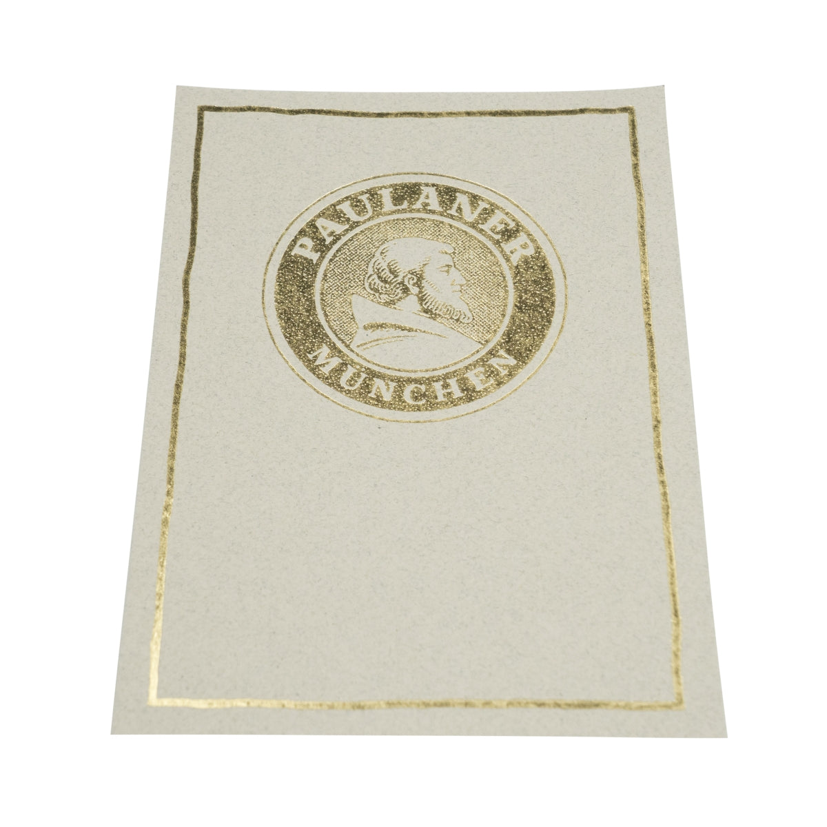 Targa in latta smaltata della birra Paulaner Thomasbräu da collezione, edizione limitata, certificata – Vista 4