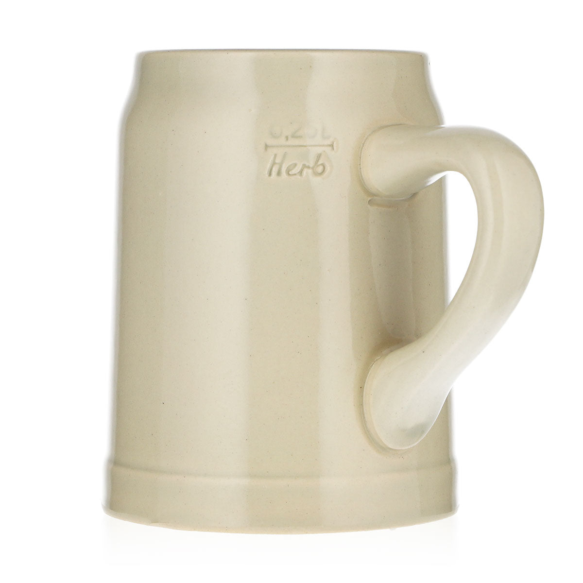 Bicchiere da birra Paulaner da 0,25 l, boccale in terracotta Salvator, boccale da birra bianca in terracotta, mini boccale in terracotta – Vista 4