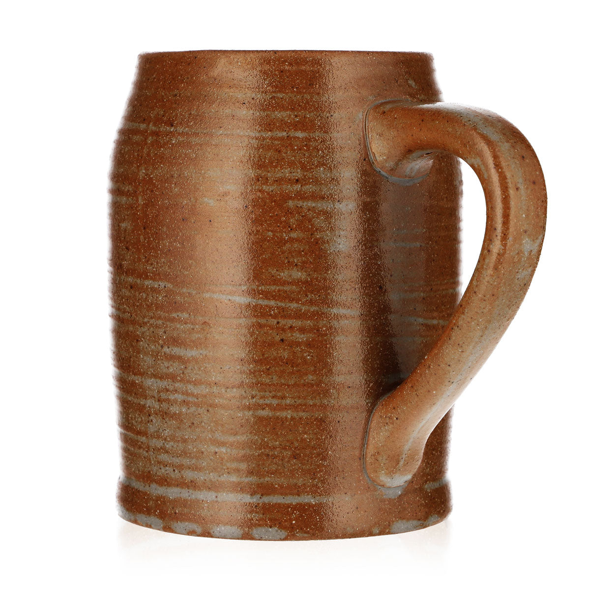 Bicchiere da birra Paulaner da 0,73 l, boccale in terracotta Salvator – Vista 4