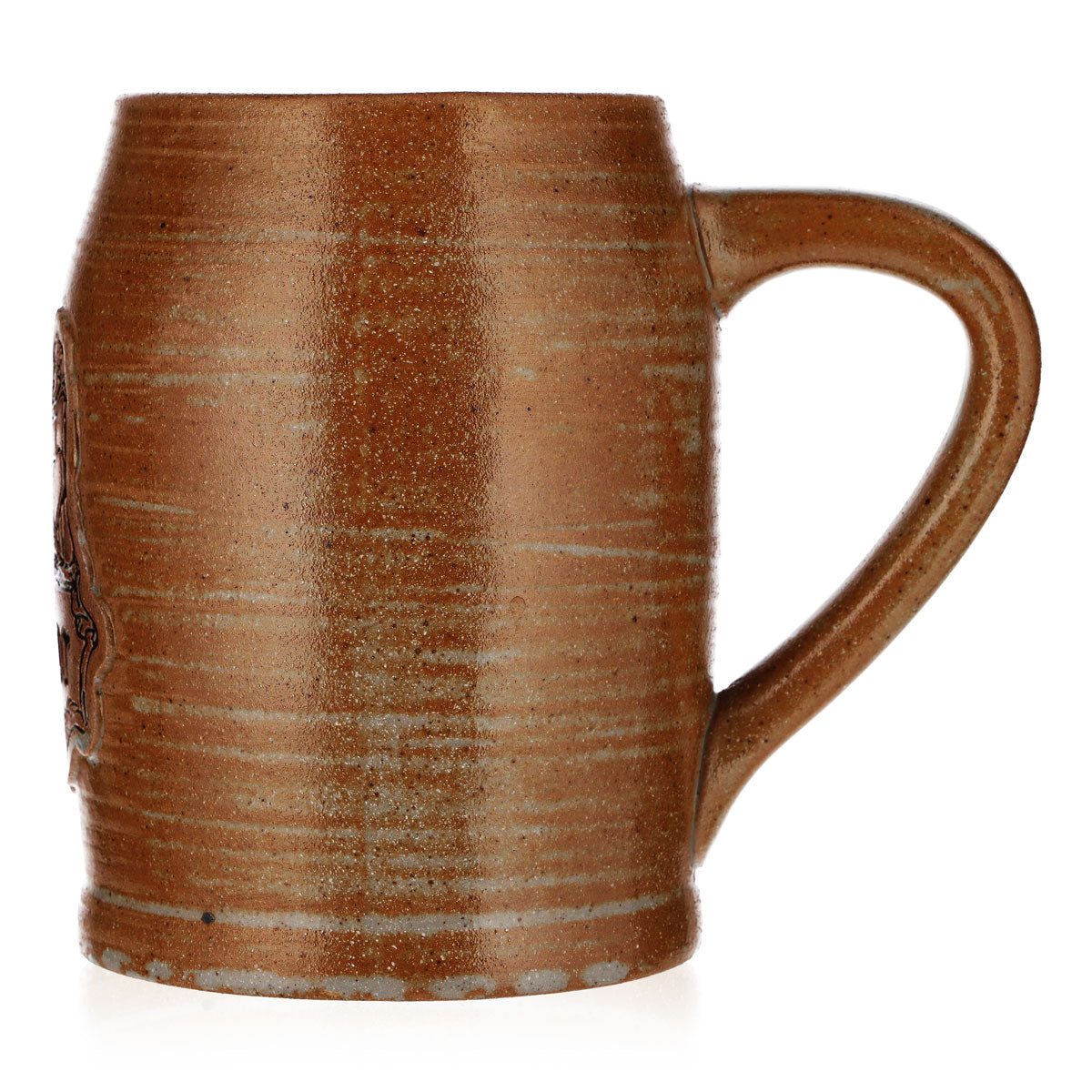 Bicchiere da birra Paulaner da 0,73 l, boccale in terracotta Salvator – Vista 5