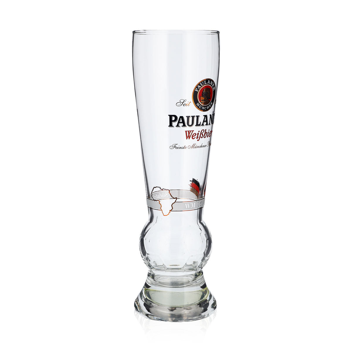 Bicchiere da birra Paulaner Bicchiere da birra bianca Bicchiere in edizione limitata Mondiali 2010 Illuminazione – Vista 2