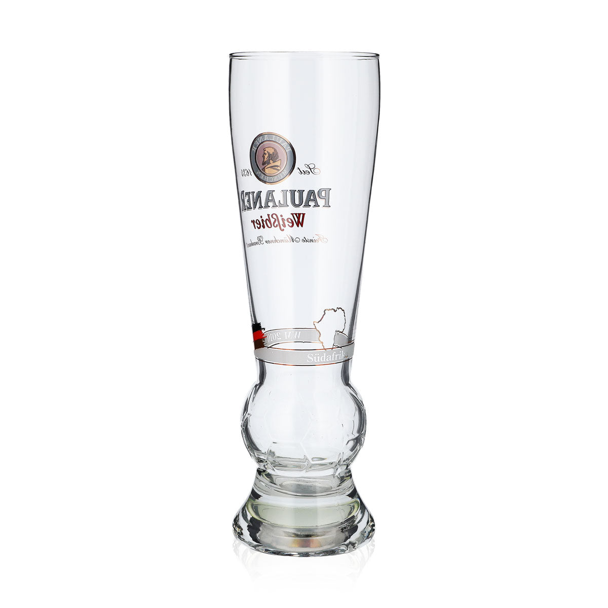 Bicchiere da birra Paulaner Bicchiere da birra bianca Bicchiere in edizione limitata Mondiali 2010 Illuminazione – Vista 3