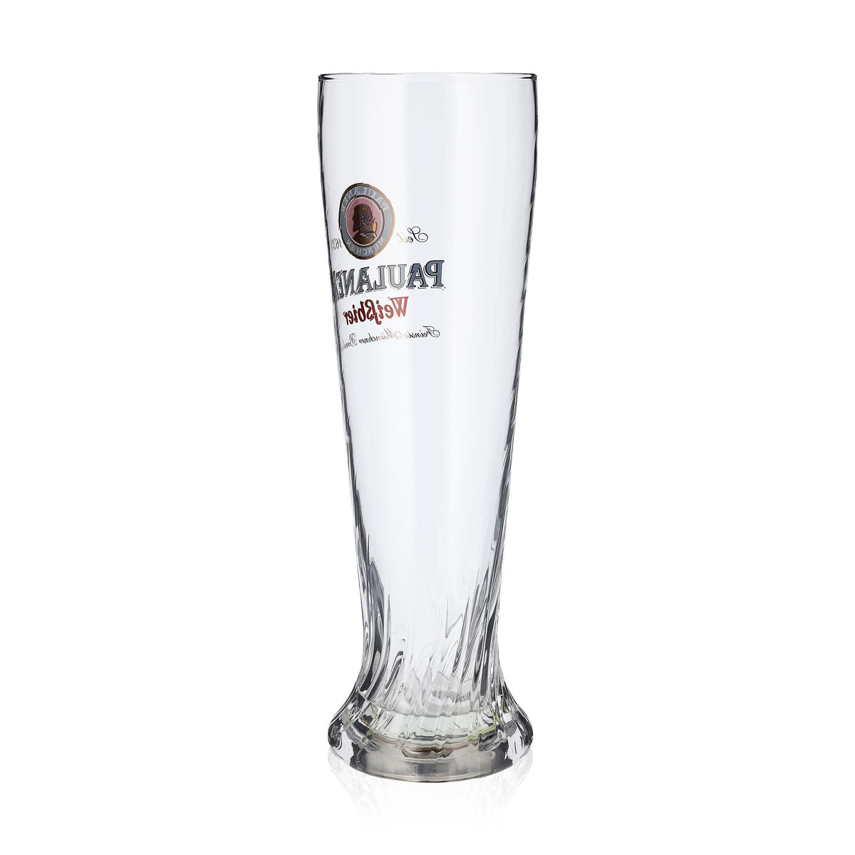 Bicchiere da birra Paulaner Bicchiere da birra bianca con rilievo Bicchiere da birra 0,5 l Bicchiere da birra Sahm Bicchiere speciale – Vista 3