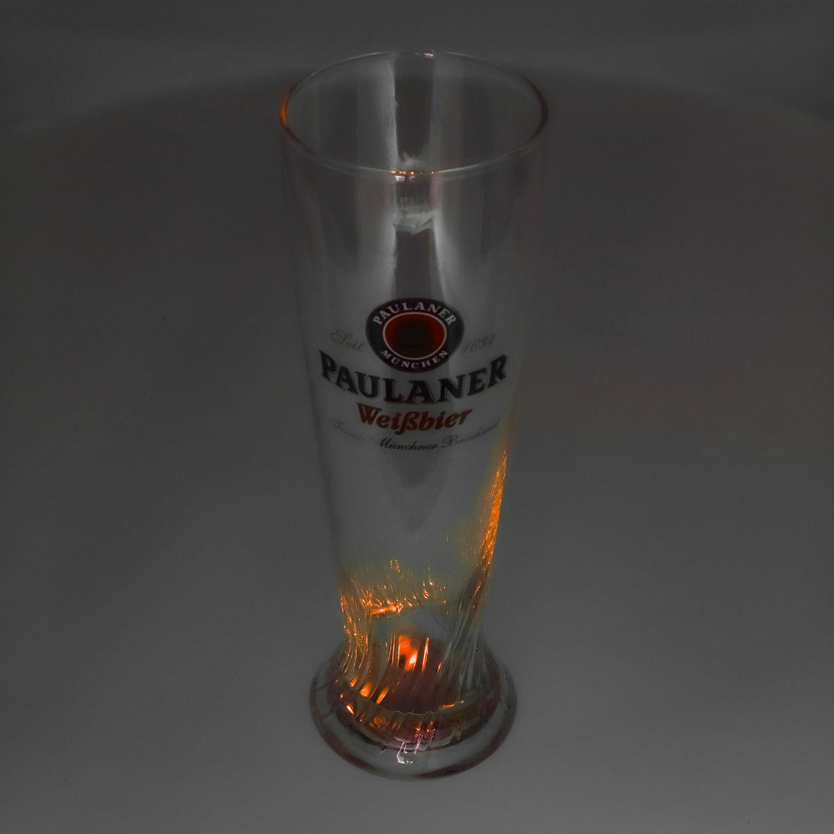 Bicchiere da birra Paulaner Bicchiere da birra bianca con rilievo Bicchiere da birra 0,5 l Bicchiere da birra Sahm Bicchiere speciale – Vista 4