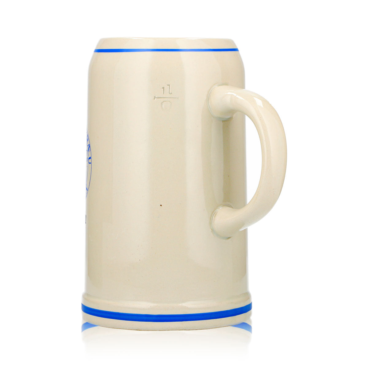 Bicchiere da birra Paulaner, boccale in terracotta da 1 l, bicchiere da birra Thomasbräu Monaco di Baviera, Rastal, terracotta – Vista 5