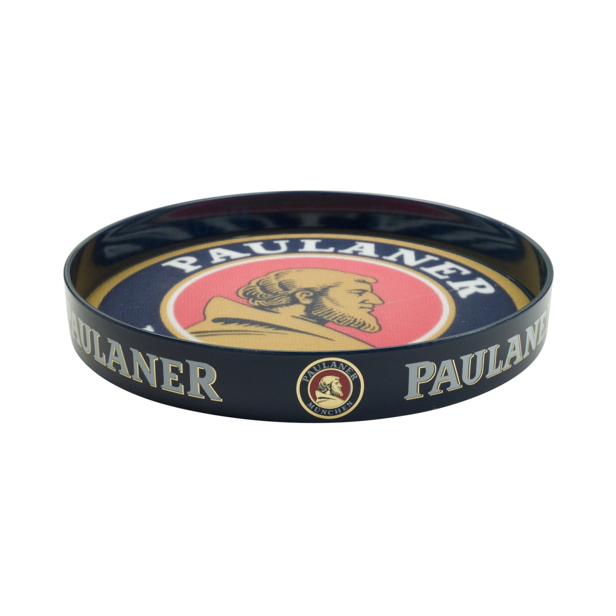 Vassoio per birra Paulaner Vassoio da servizio Vassoio da cameriere blu Logo – Vista 2
