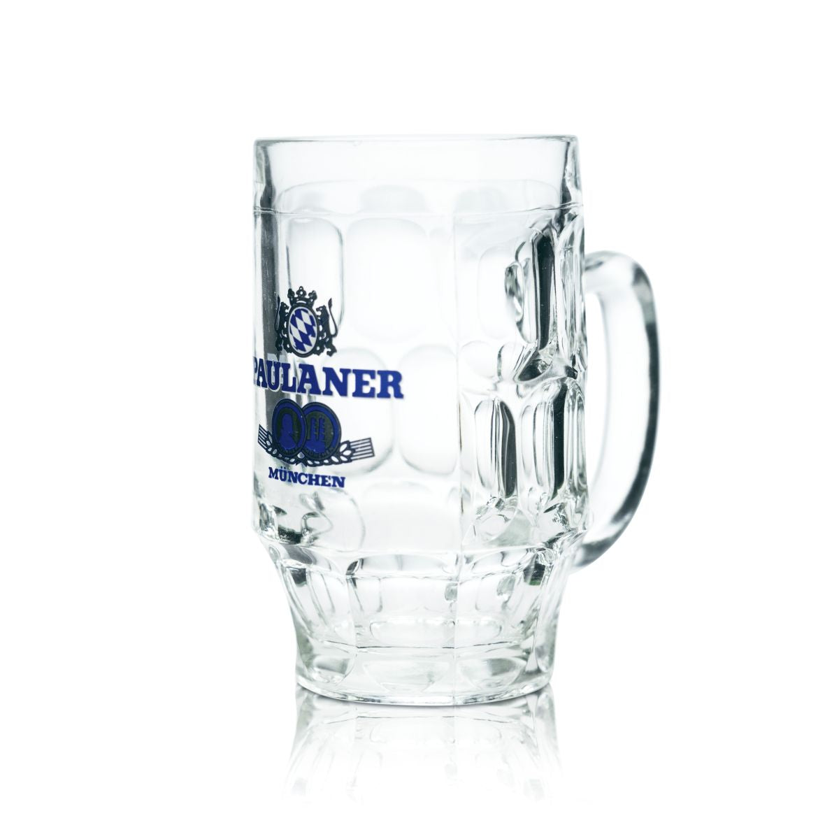 Bicchiere da birra Paulaner 0,5 l Humpen Seidel Raro Logo antico Bicchieri sagomati Collezionismo – Vista 2