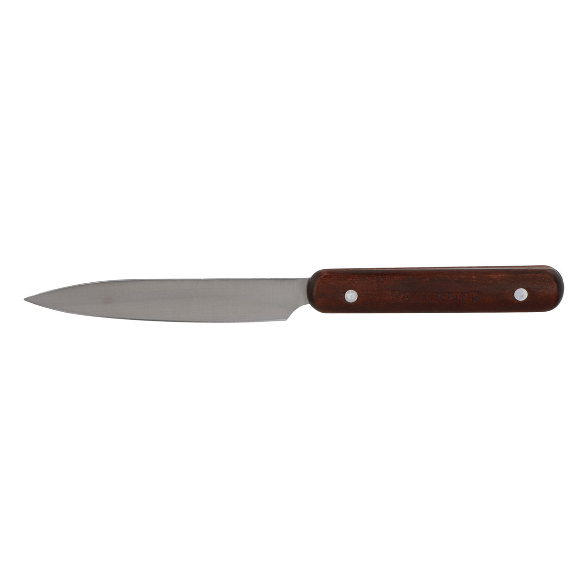 Paulaner Weissbier Coltello da barbecue in acciaio inossidabile con manico in vero legno Coltello da carne – Vista 2