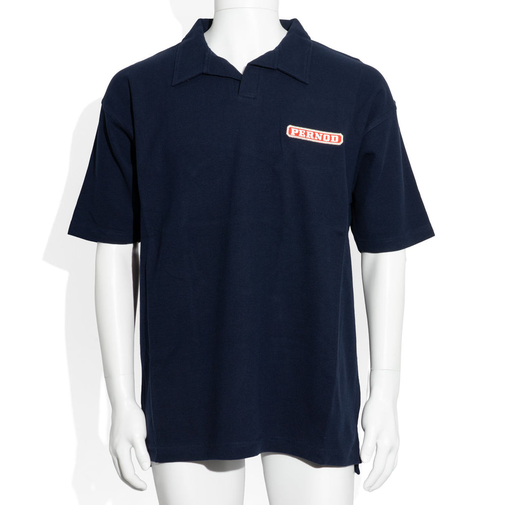 Pernod Liquore Polo T-shirt casual T-shirt Uomo Tinta unita blu Blu Taglia L