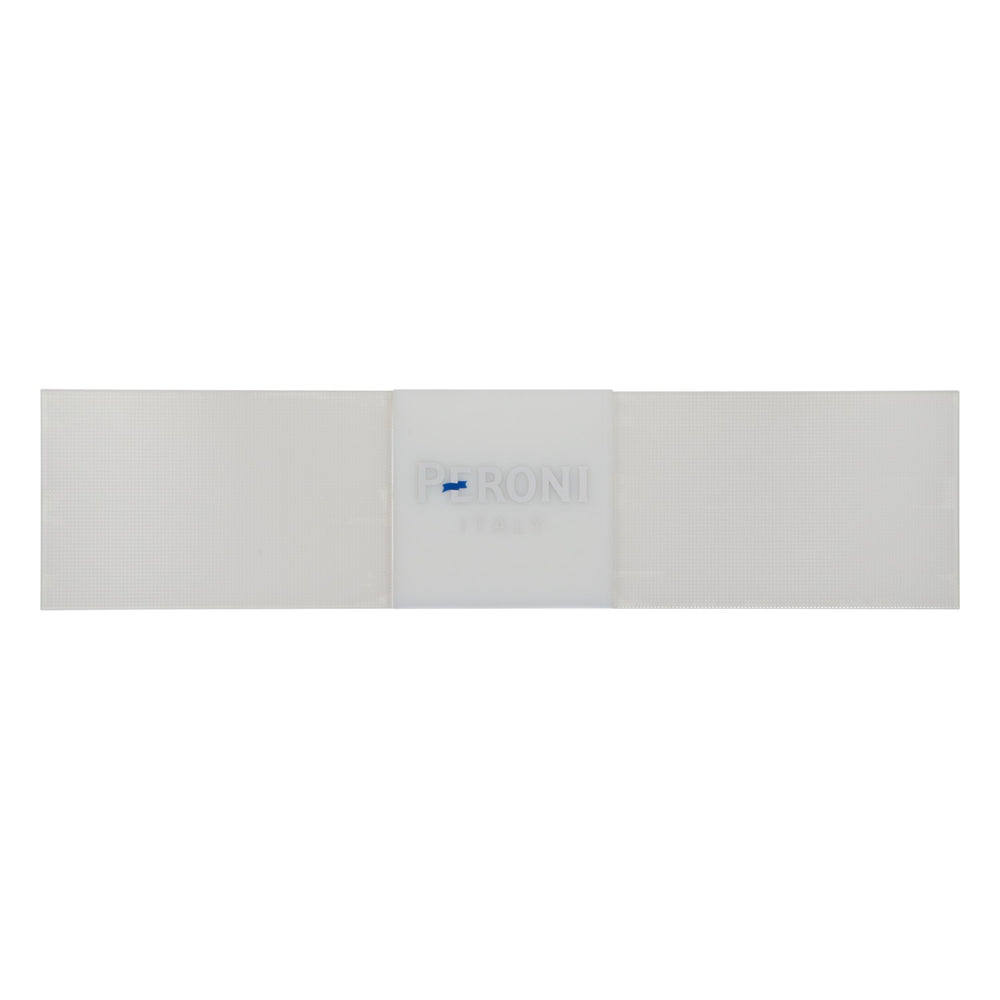 Espositore per birra Peroni 50x12x2 cm Bar Runner nuovo in plastica bianca Sottobicchieri