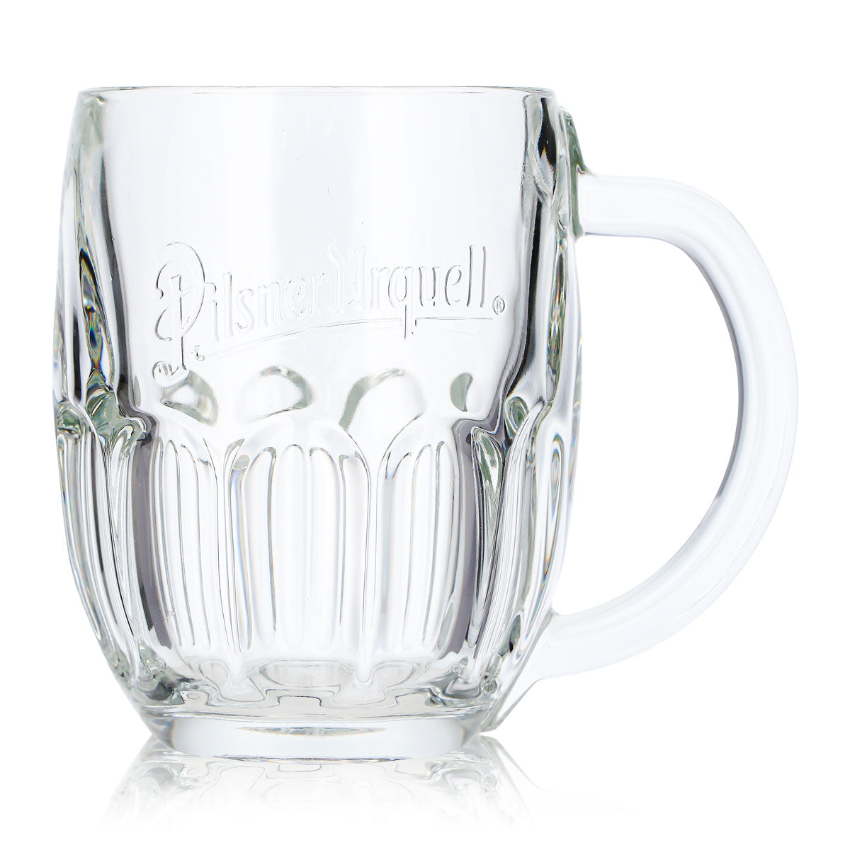 Bicchiere da birra Pilsner Urquell 0,5 l boccale con rilievo Sahm Seidel manico Bicchieri Pils Export – Vista 2