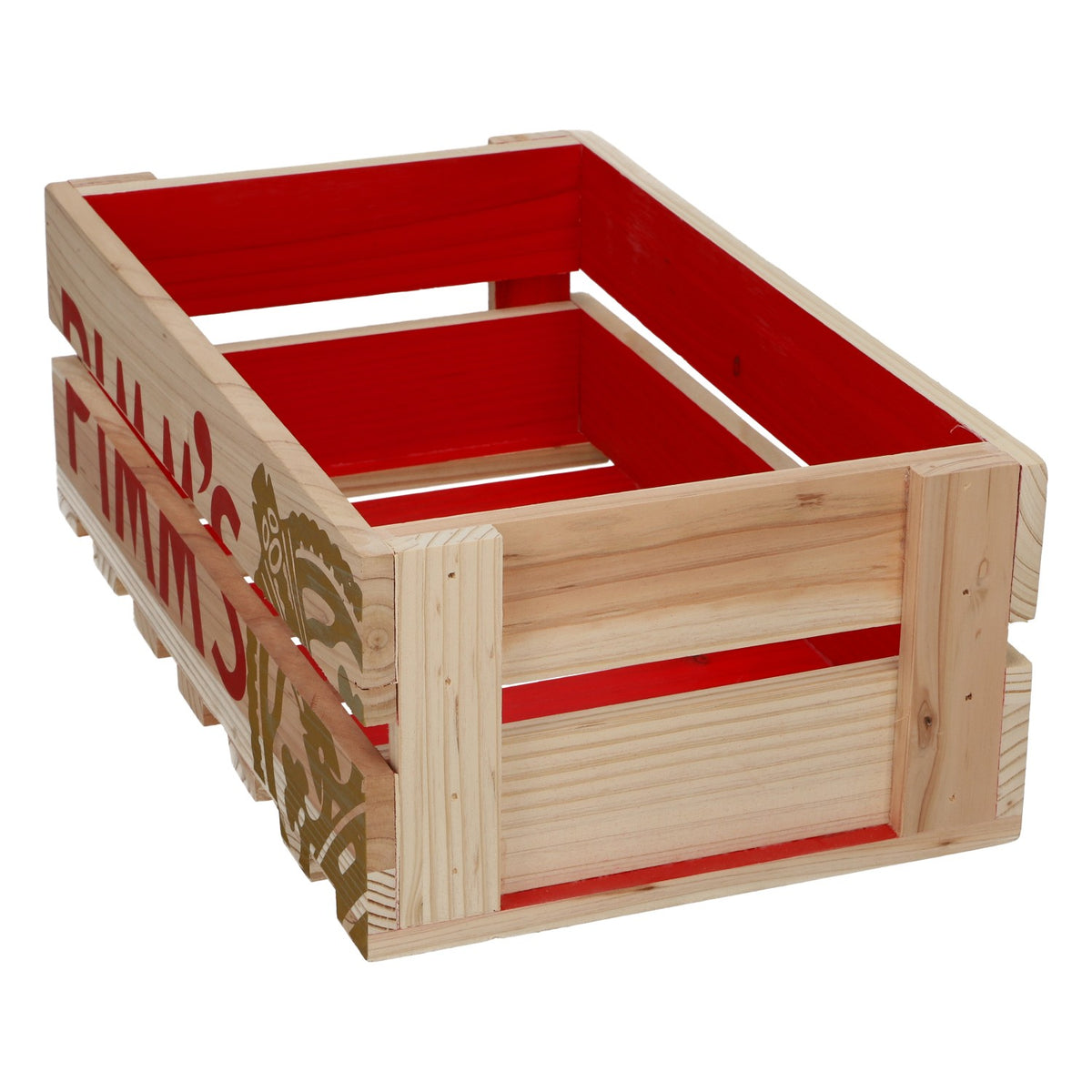 Cassa in legno per liquore Pimm's, cassa per bottiglie, decorazione d'interni, cassa decorativa, legno massello marrone – Vista 3