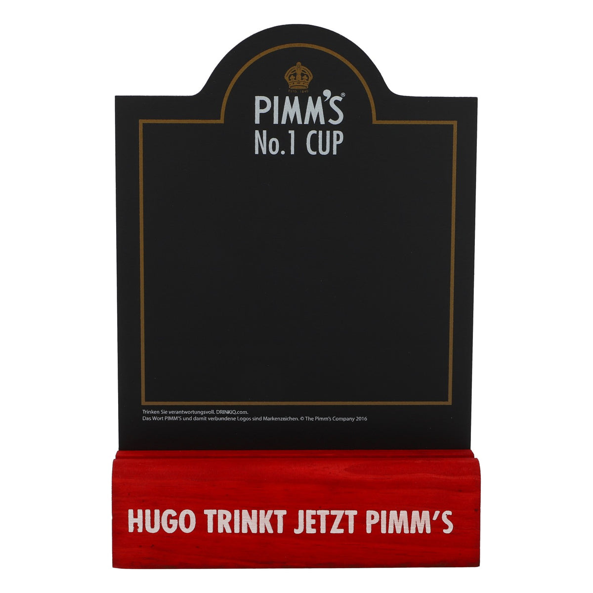 Liquore Pimm's Espositore da tavolo Portamenù Lavagna Ora Pimm's – Vista 2
