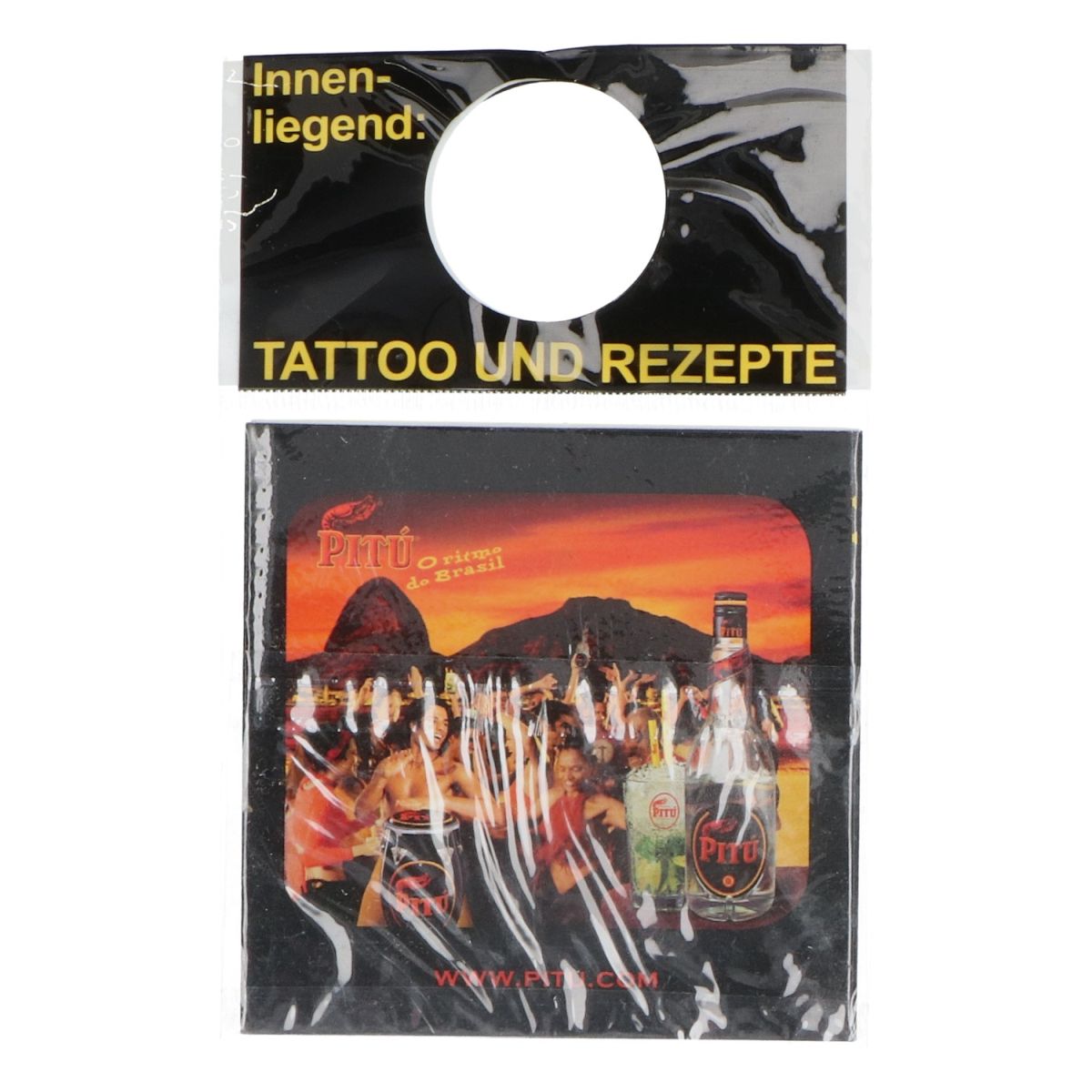 Pitu Rum Tattoo Tatuaggio temporaneo all'henné per feste e festival estivi Lavabile
