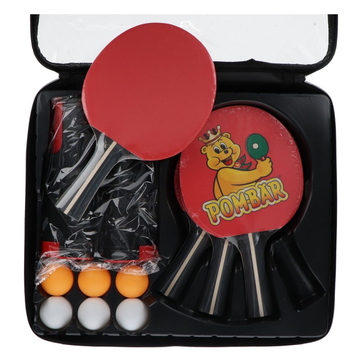 Set da ping pong Pombär Racchette Palline Rete Ping pong Giocattolo Merch – Vista 2