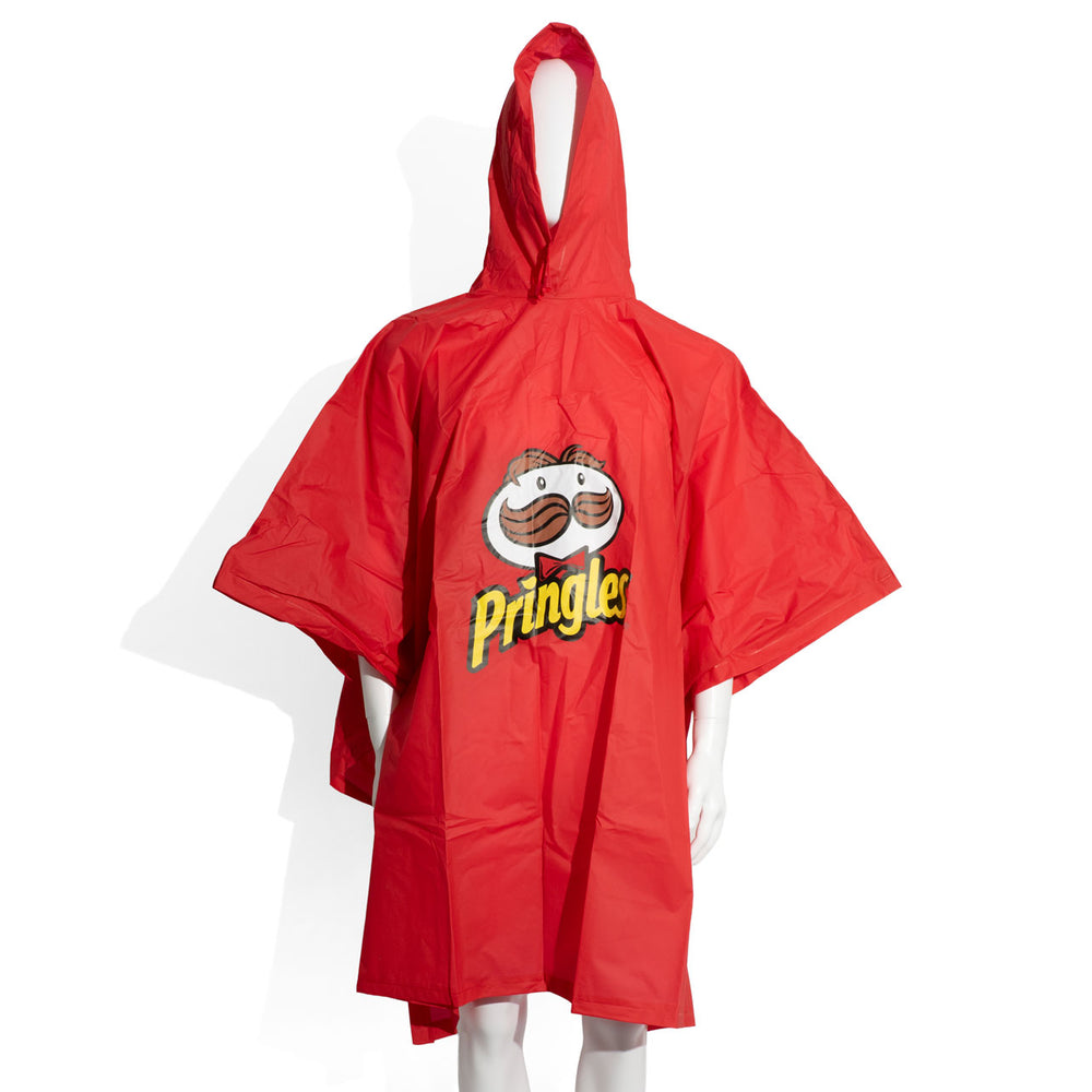 Pringles Müsli Poncho antipioggia Festival Cappuccio antipioggia per esterni Rosso