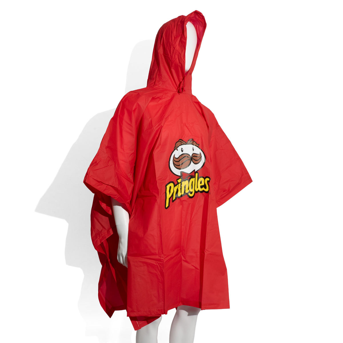 Pringles Müsli Poncho antipioggia Festival Cappuccio antipioggia per esterni Rosso – Vista 2
