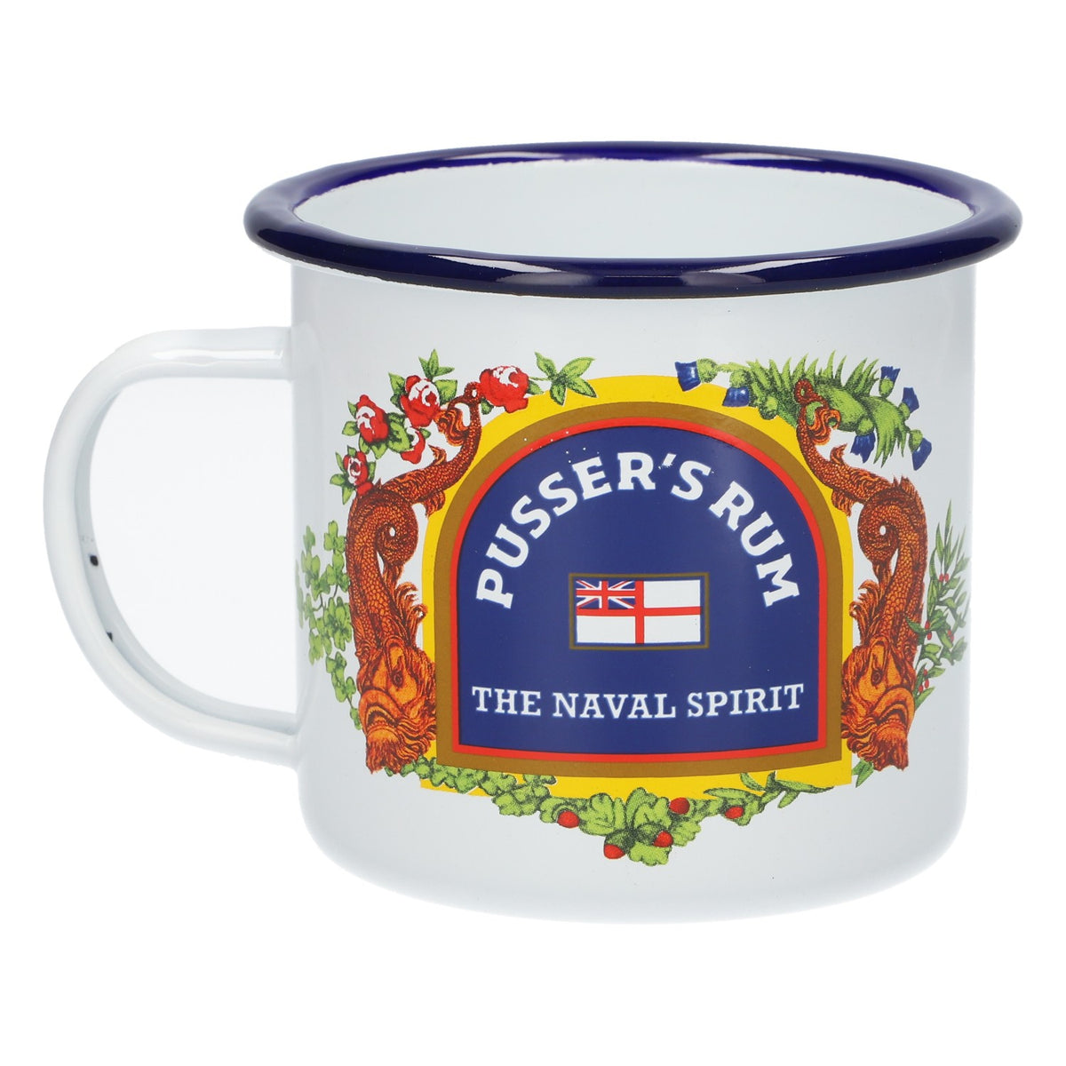 Tazza di Pusser in vetro da 0,49 l con manico Tazza con manico Long drink Cocktail Rum Britain