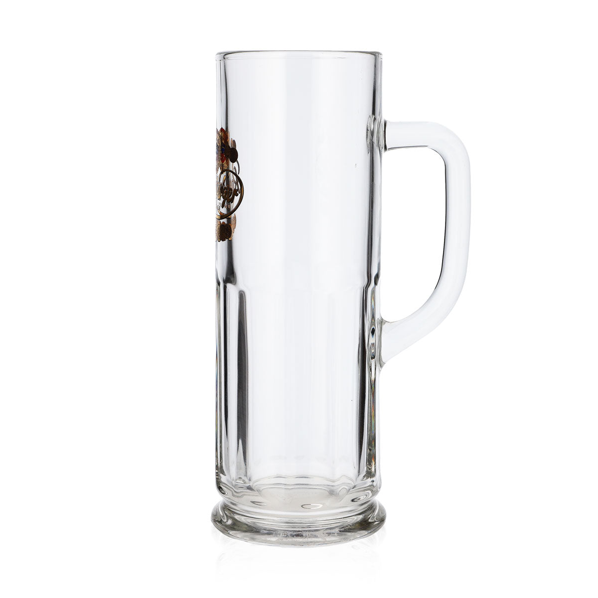 Bicchiere da birra Radeberger da 0,5 l con logo dorato e stemma nella parte superiore – Vista 5