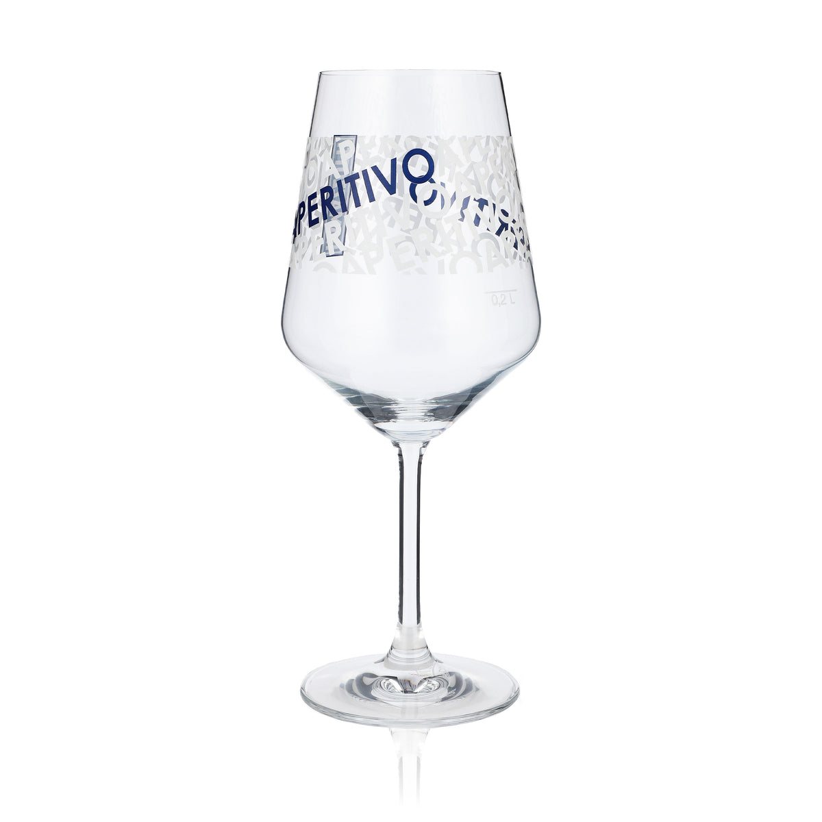 Ramazzotti Liquore Bicchiere 0,2 l Bicchieri con stelo Cocktail Bicchiere da vino Aperitivo Stampa – Vista 4
