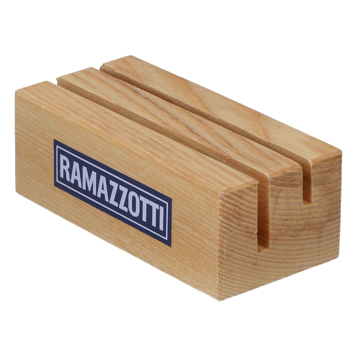 Portacarte da tavolo Ramazzotti Liquore, nuovo, in legno beige – Vista 3