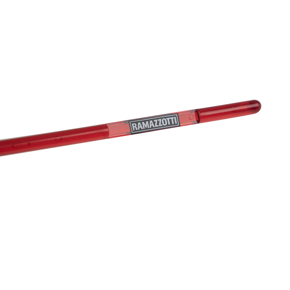 Ramazzotti Stirrer Rosso 19 cm Bastoncini per mescolare Agitatore Bastoncino per cocktail Decorazione Bar Gastronomia