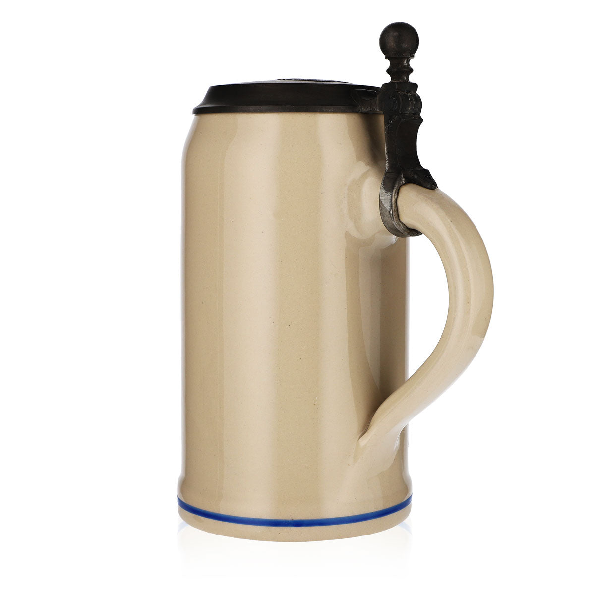 Boccale da birra Rastal 1,0 l in terracotta Oktoberfest Monaco di Baviera 2001 con coperchio in stagno Rastal – Vista 4