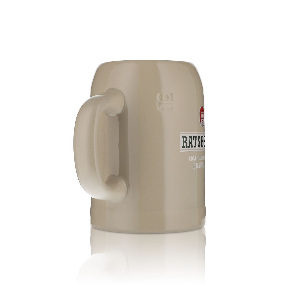 Bicchiere Ratsherrn Pils 0,5 l Boccale da birra Bicchieri in ceramica Fleeten-Kieker – Vista 3