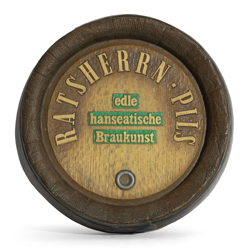 Ratsherrn Pilsener Fassbodenschild Hanseatische Braukunst Decorazione da parete