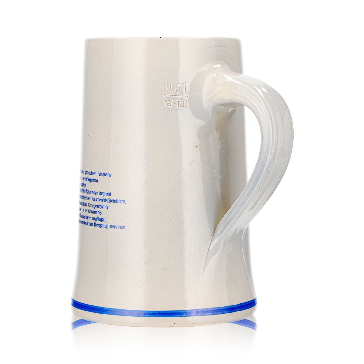 Bicchiere da birra Rauchenfels, boccale in terracotta da 0,3 l, boccale da birra, boccale in terracotta, birra in boccale – Vista 5
