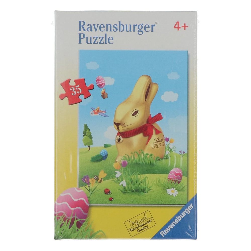 Puzzle Ravensburger edizione speciale 35 pezzi Lindt Coniglietto d'oro Collezionisti appassionati