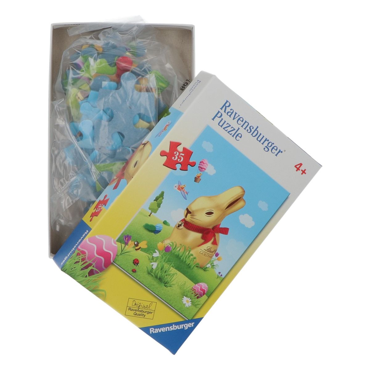 Puzzle Ravensburger edizione speciale 35 pezzi Lindt Coniglietto d'oro Collezionisti appassionati – Vista 5