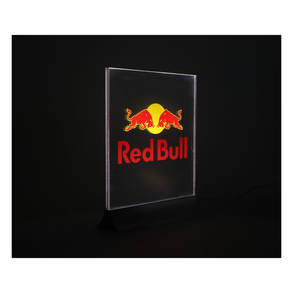 Insegna luminosa a LED Red Bull Energy Insegna luminosa 31x25 cm Argento Base
