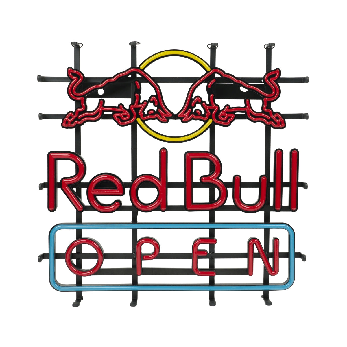 Insegna luminosa Red Bull Energy OPEN 56x56 cm Neon LED Segnale da parete Bar – Vista 2