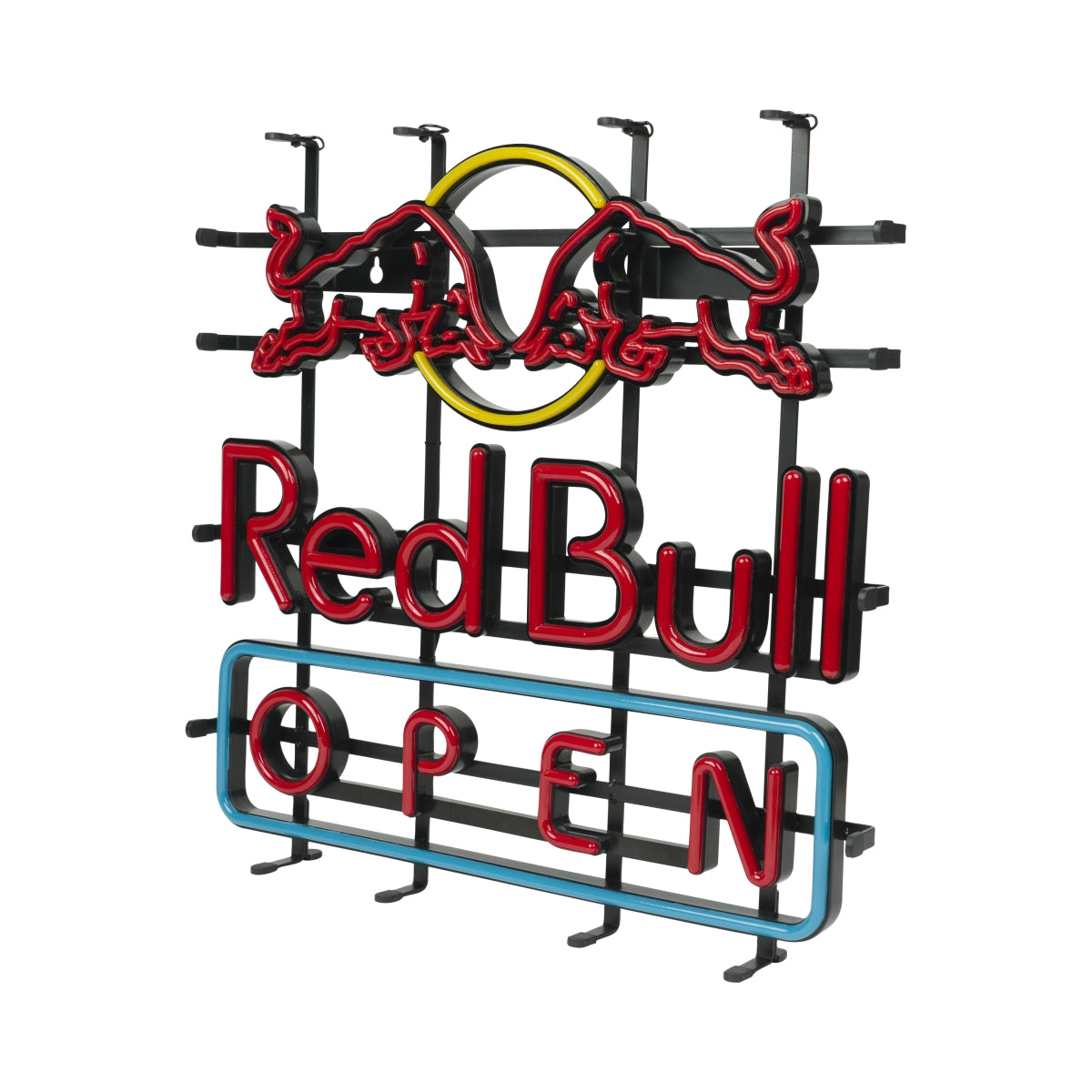 Insegna luminosa Red Bull Energy OPEN 56x56 cm Neon LED Segnale da parete Bar – Vista 3
