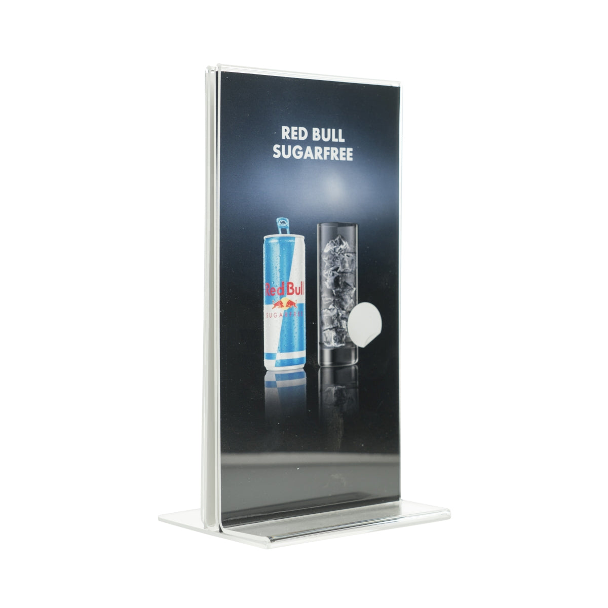 Red Bull Energy Espositore da tavolo Portacartoline in plastica Menu da tavolo Gastro Bar
