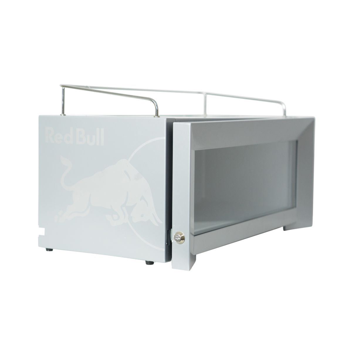 Red Bull Frigorifero Back Bar Silver Cooler Eco LED Illuminated Fridge Cooler